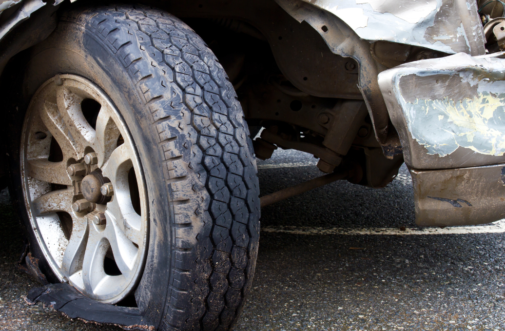 Accidental scrap car